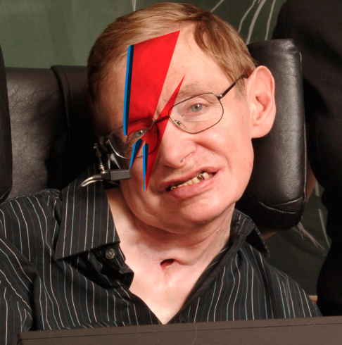 Stephen Hawking, David Bowie